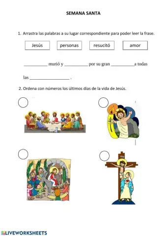 Ficha de Semana Santa