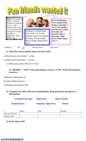 Pen friends wanted !!