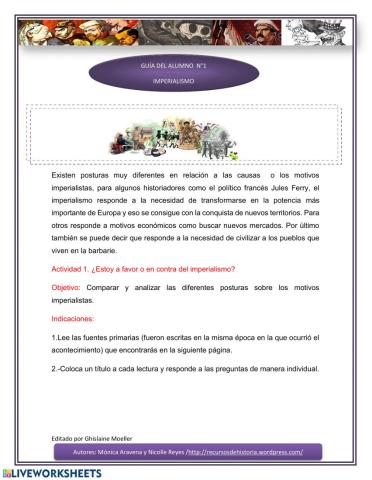 Ficha Imperialismo textos