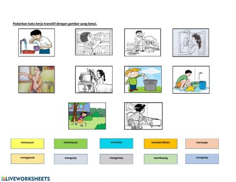 Kata Kerja Aktif Transitif