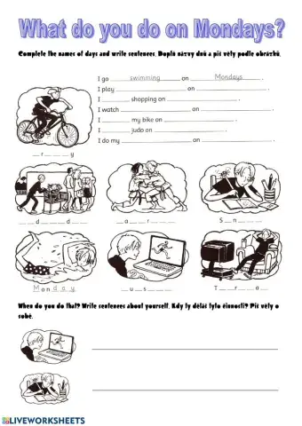 What do you do on Mondays?