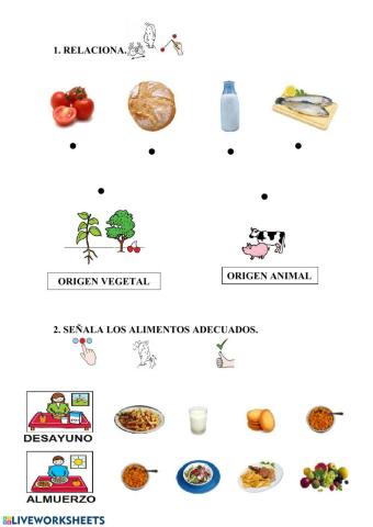 Los alimentos