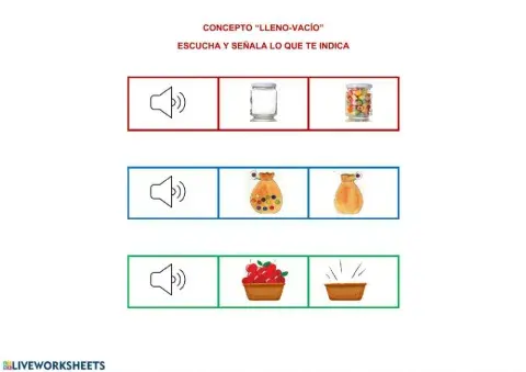 CONCEPTO LLENO - VACÍO