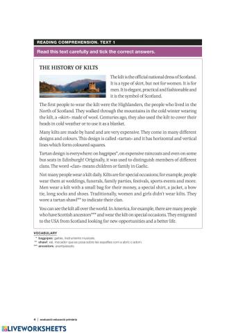 Reading comprhension 1