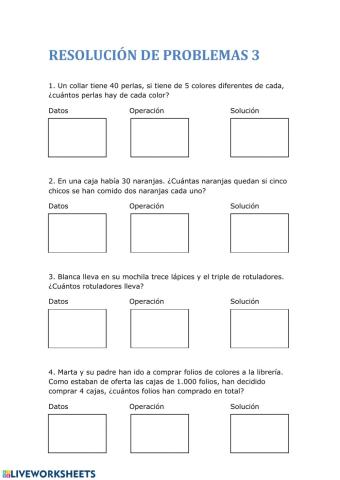 Resolución de problemas