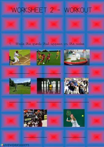 3º - Unit 3 - Worksheet 2 Sports