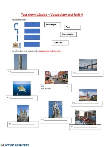 Places in the city - test