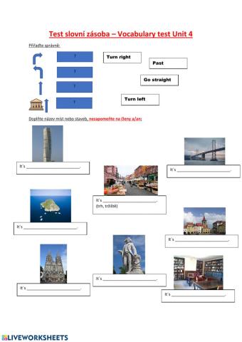Places in the city - test