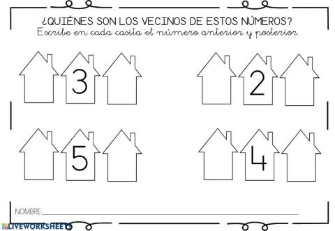 Los vecinos de los números