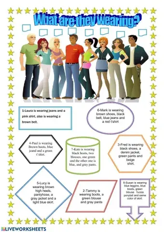 What are they wearing?