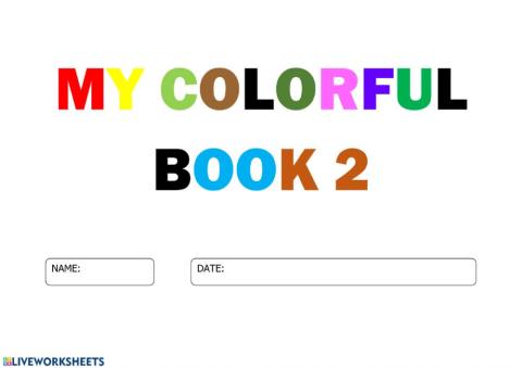 My colourful book 2