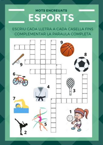 mots encreuats esports