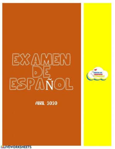 Examen español