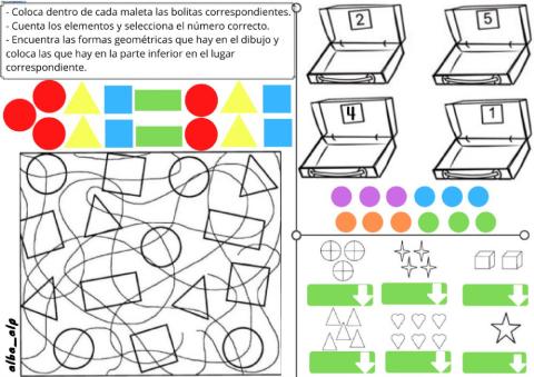 Ficha-2 3 años mates