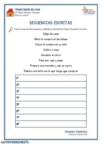 Secuencias escritas