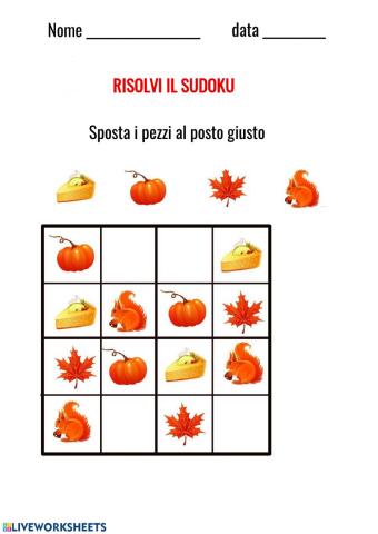 Gioco - sudoku