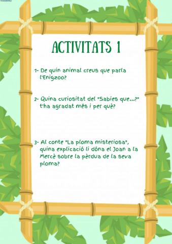 Activitats 1