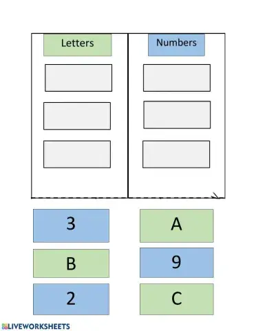 Sorting Numbers and Letters