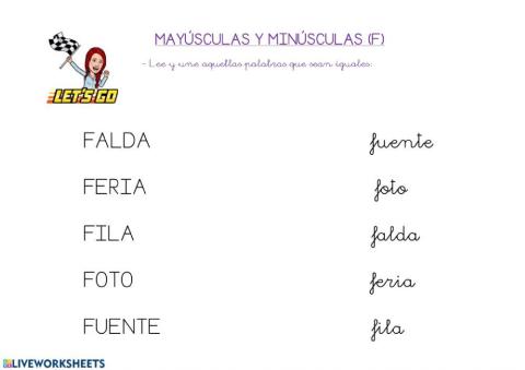 Mayúsculas y minúsculas