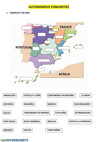 Autonomous Comunities