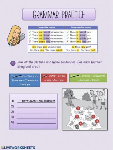 GRAMMAR THERE IS- THERE ARE (uNIT 5)