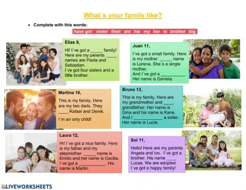 What's your family like?