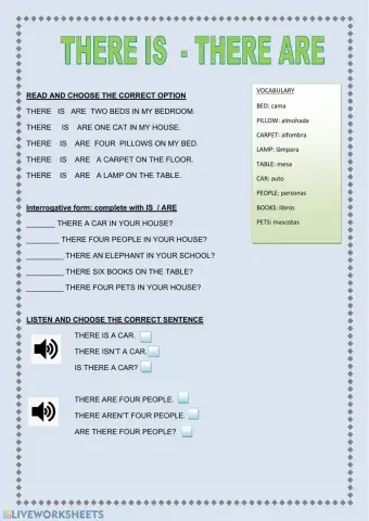 There is - there are