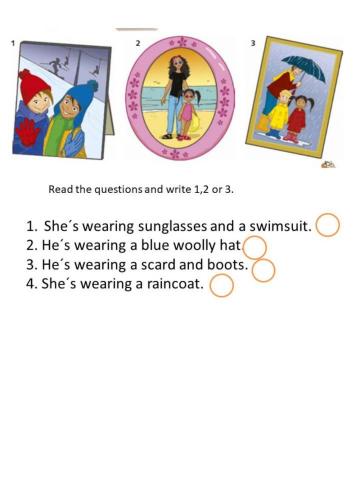 Clothes reading simple
