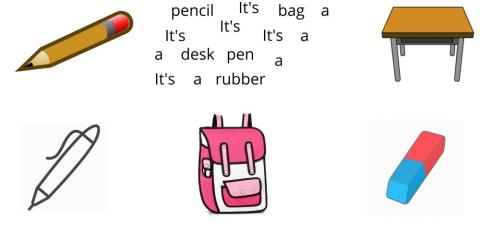 School objects!