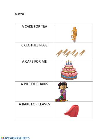 Don't forget the bacon - matching