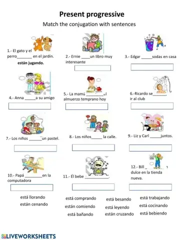 Presente progresivo