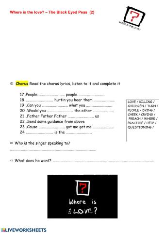 Where is the love? part 2