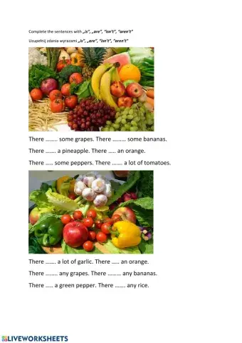 There isn't - there aren't