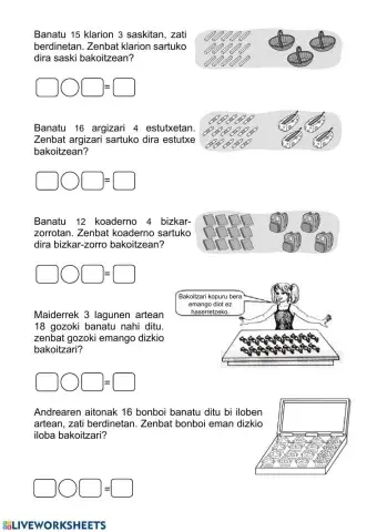 Zatiketa buruketa errazak 2