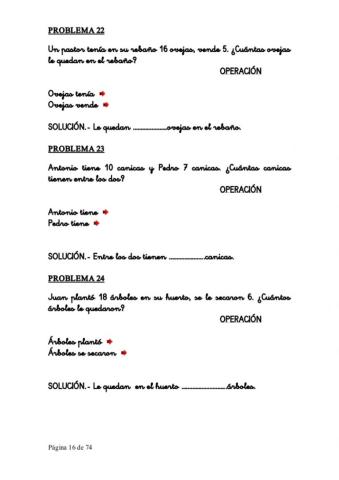 Resolución de problemas 1º