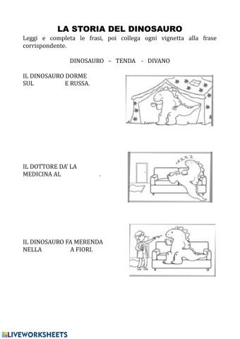 La storia del dinosauro