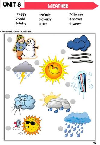 Weather worksheet