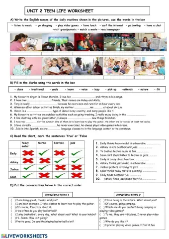 8.2 Teen Life