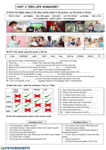 8.2 Teen Life