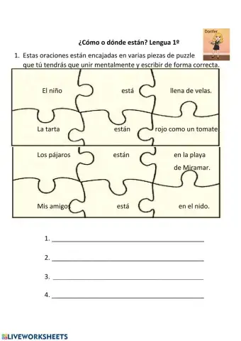 ¿Cómo o dónde están?