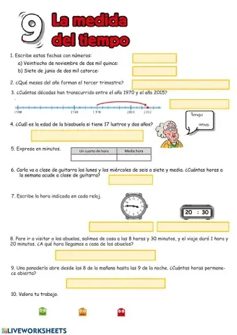 LA MEDIDA DEL TIEMPO