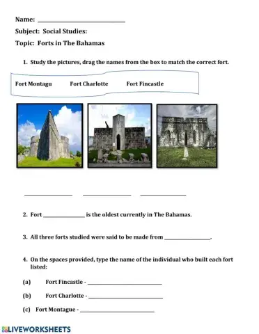 Forts in The Bahamas