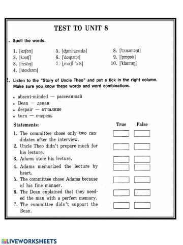 Listening Compehension