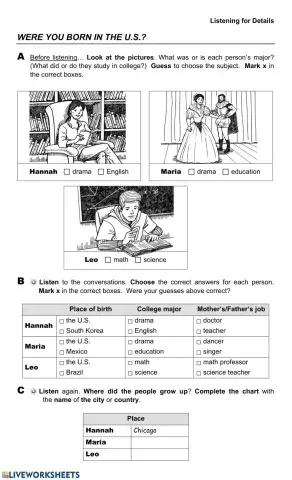 Were you Born in the U.S.?