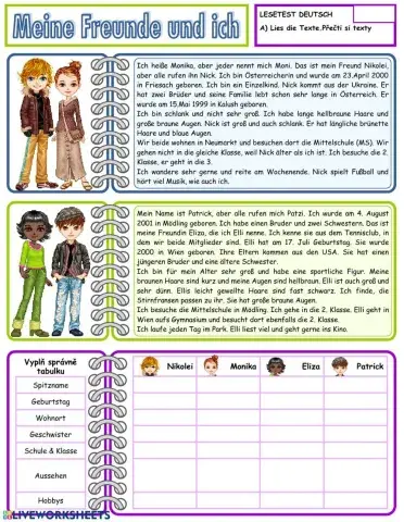 Ich und meine Freunde