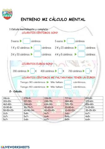 Calculo mental