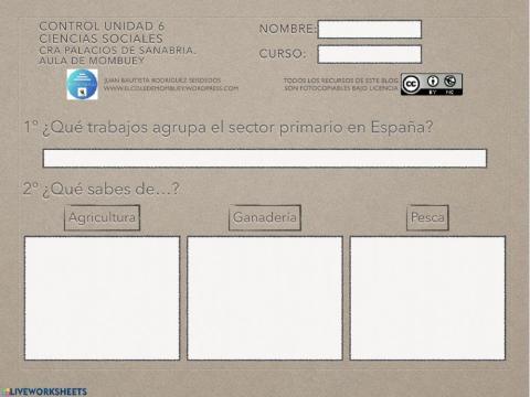 Control sociales U.6 4º