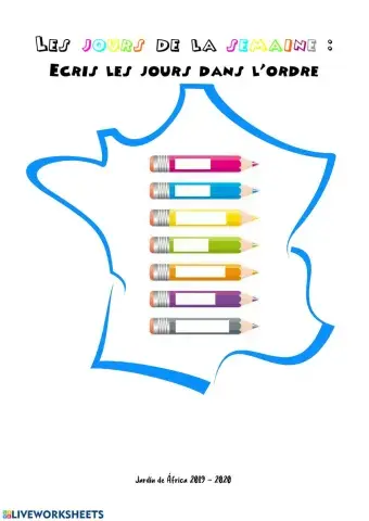 4º les jours de la semaine 01