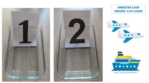 Número -cantidad 1-2