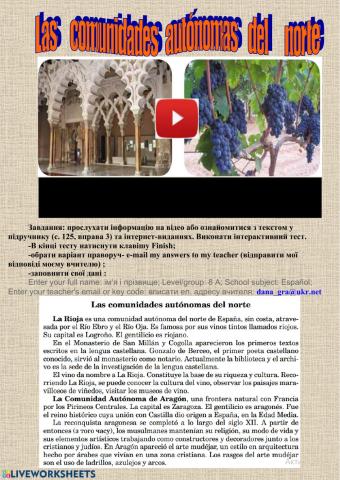 Las comunidades autónomas del norte